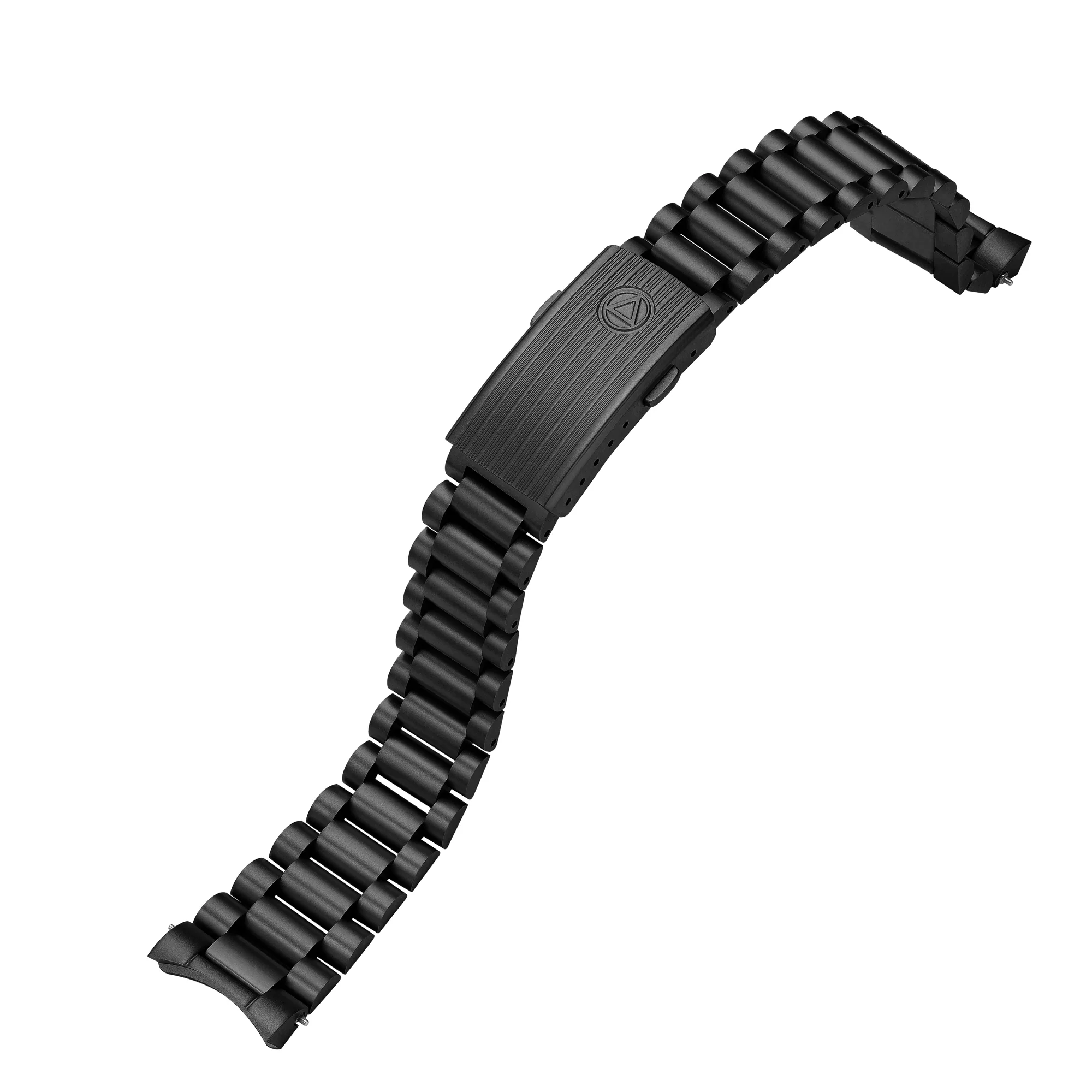 3 Links Sandblasted Black PVD Bracelet - NSA - 844 - Image 3
