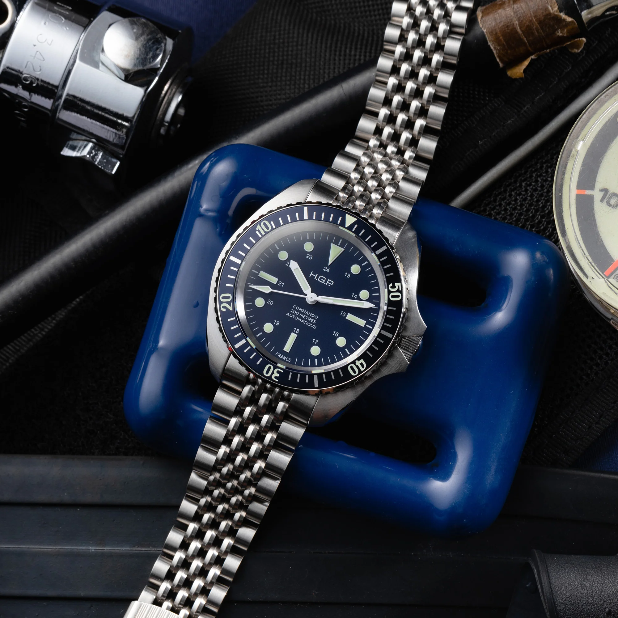 Diver 200M Automatic Commando Diving Watch - Blue - Image 7