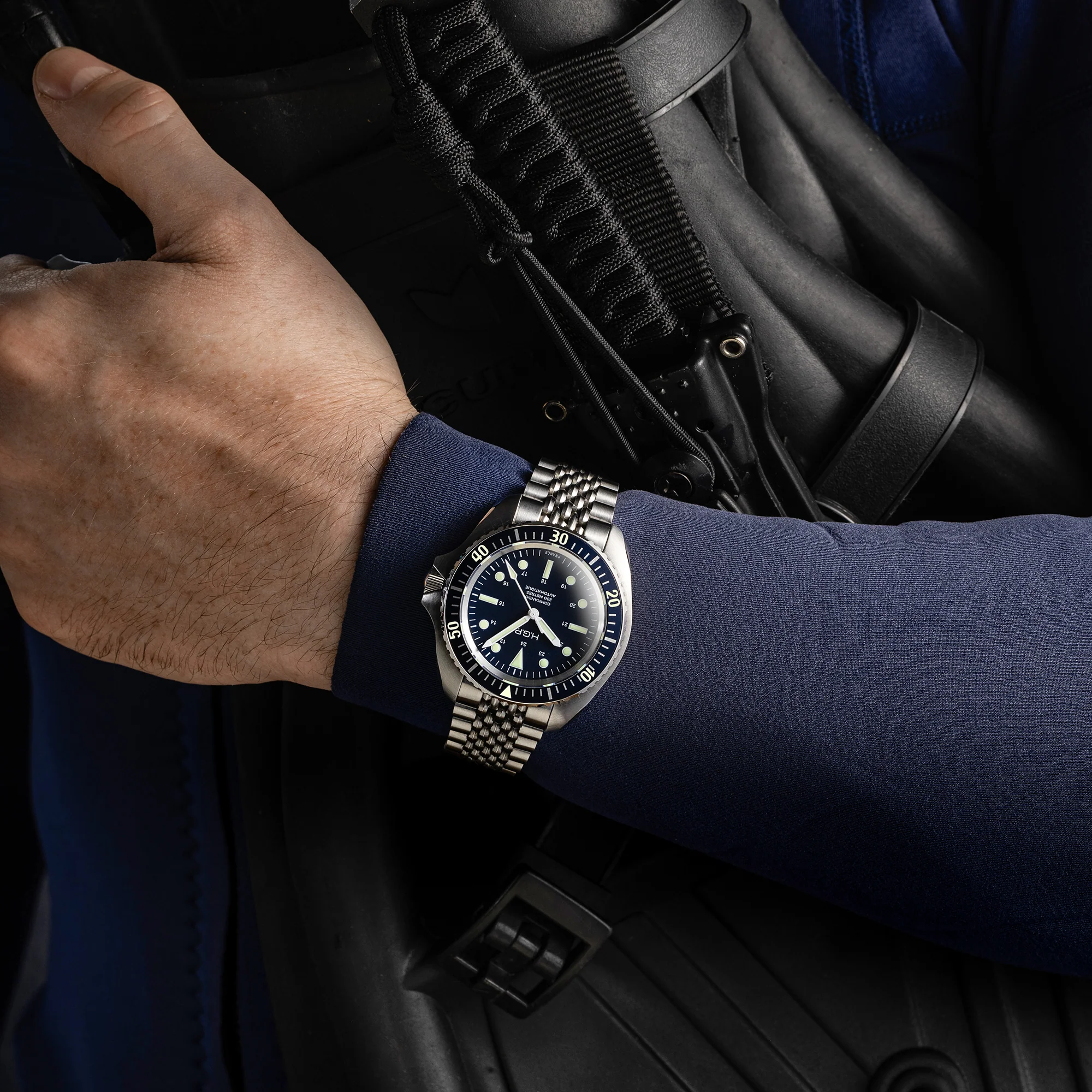 Diver 200M Automatic Commando Diving Watch - Blue - Image 9