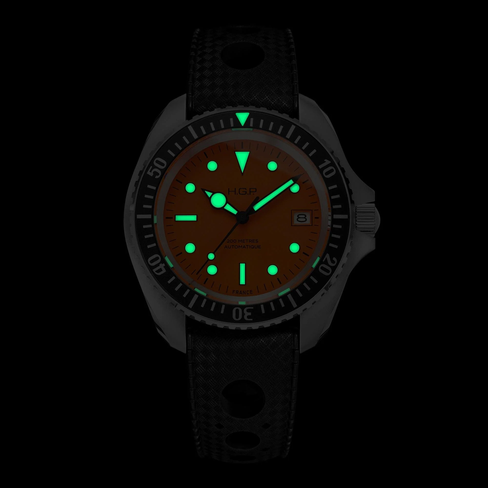 Diver 200M Automatic Diving Watch - Orange - Image 3