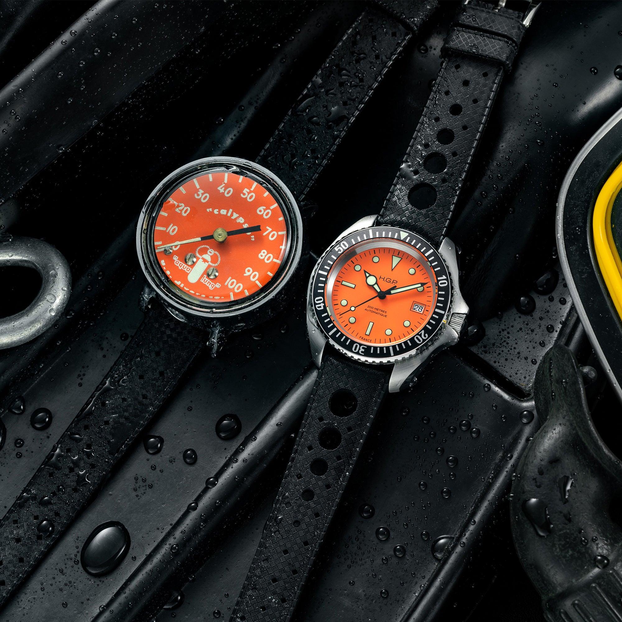 Diver 200M Automatic Diving Watch - Orange - Image 4