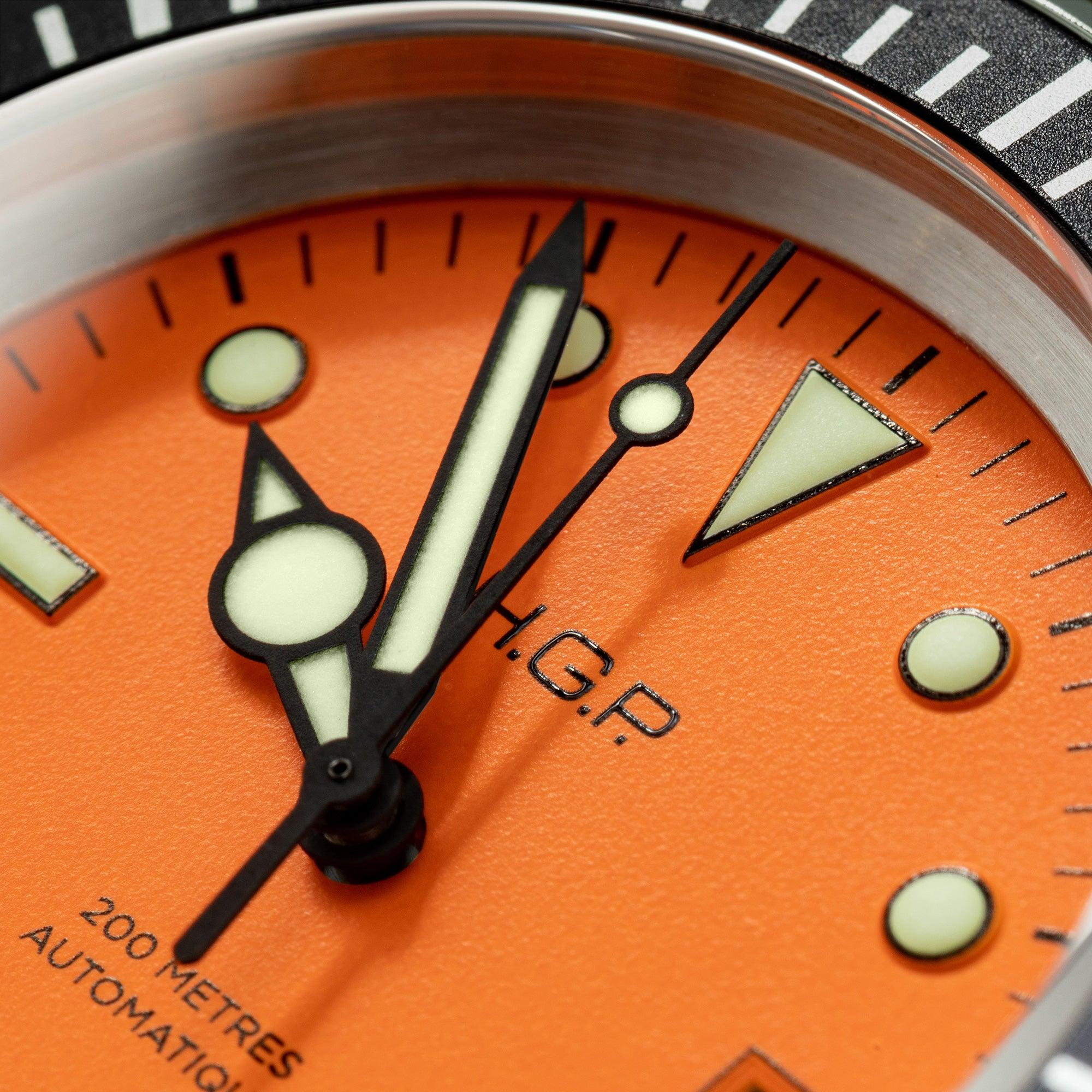 Diver 200M Automatic Diving Watch - Orange - Image 5