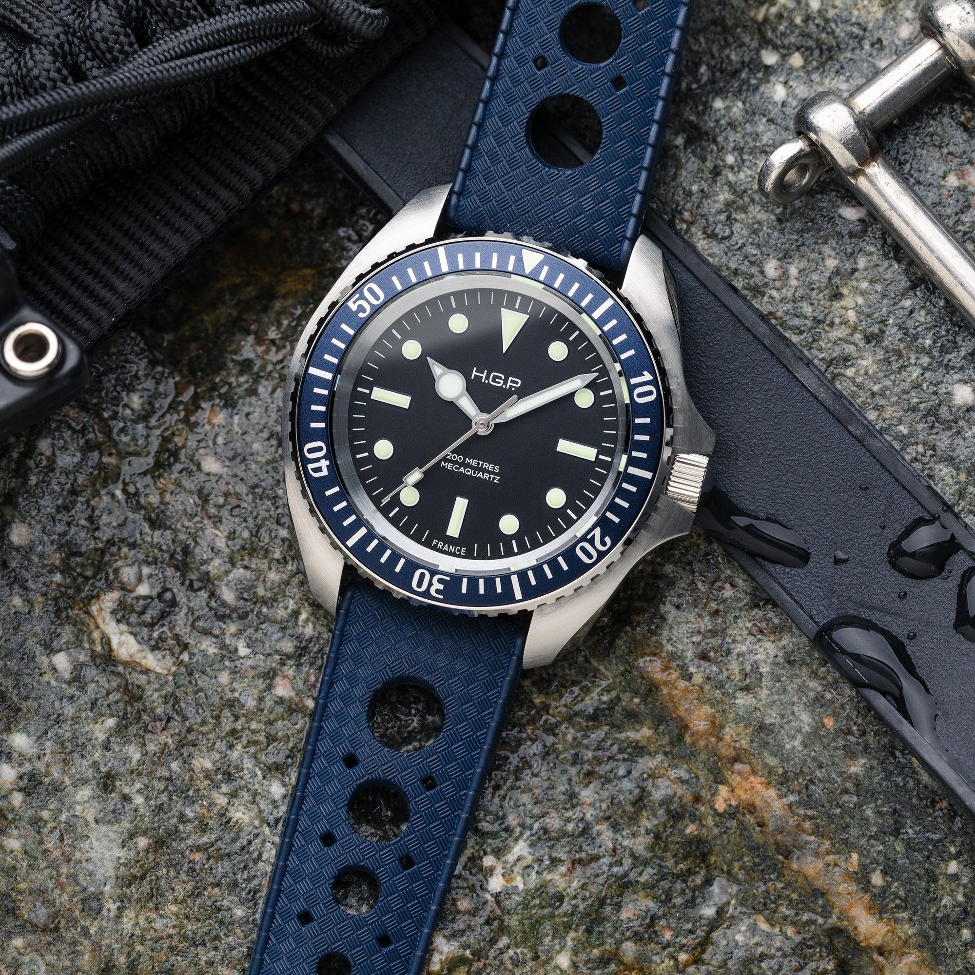 Diver 200M Mecaquartz Diving Watch - Blue - Image 4