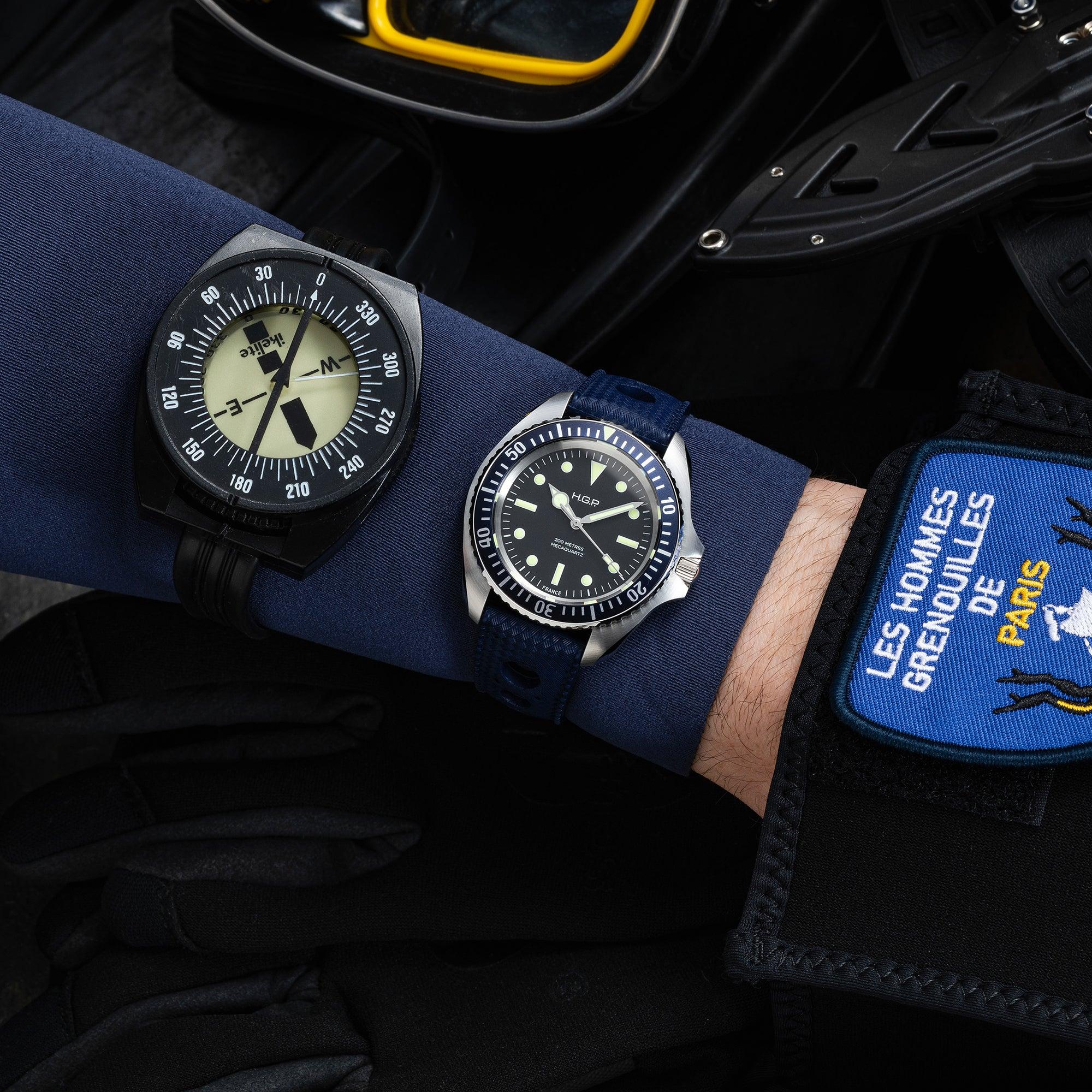 Diver 200M Mecaquartz Diving Watch - Blue - Image 5