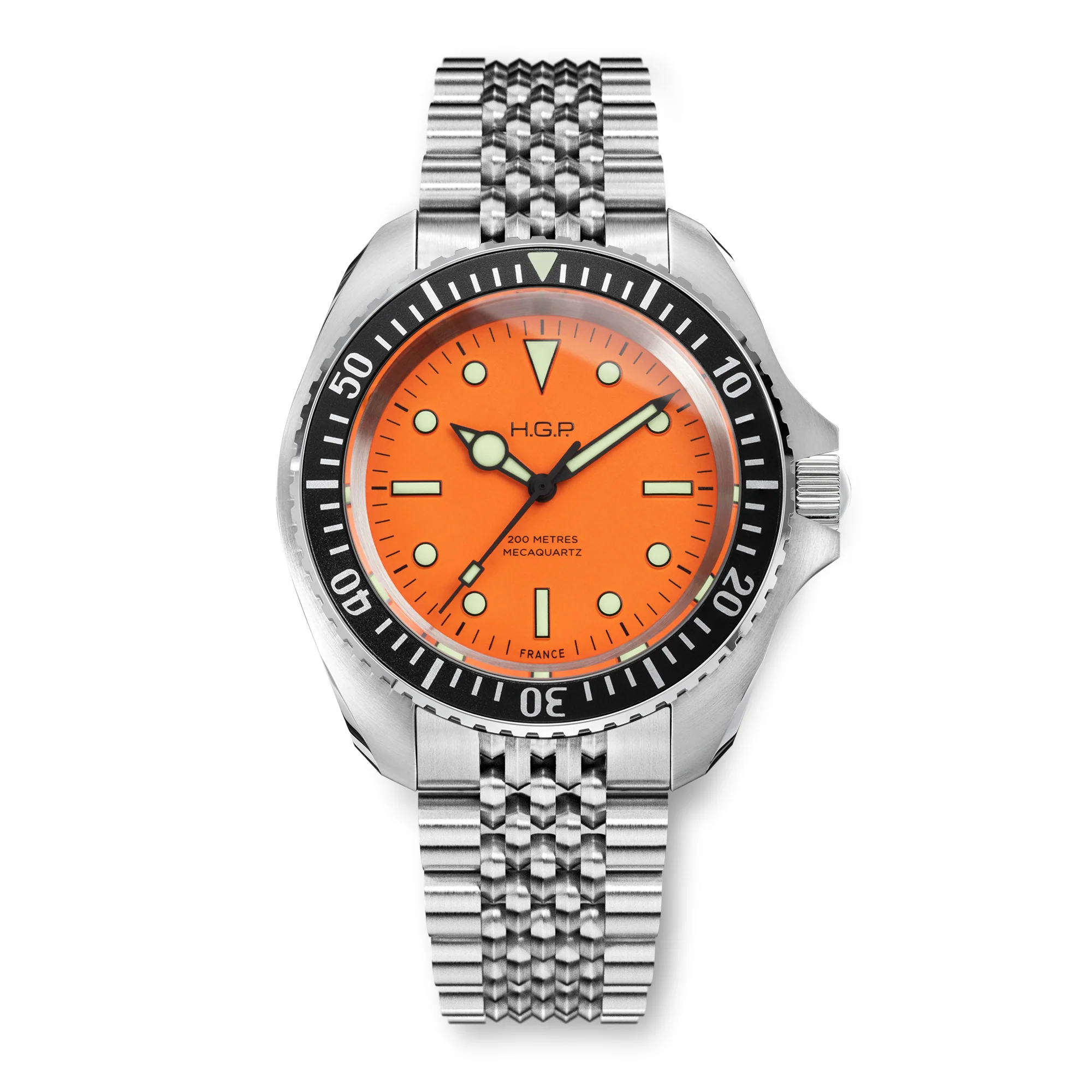 Diver 200M Mecaquartz Diving Watch - Orange - Image 3