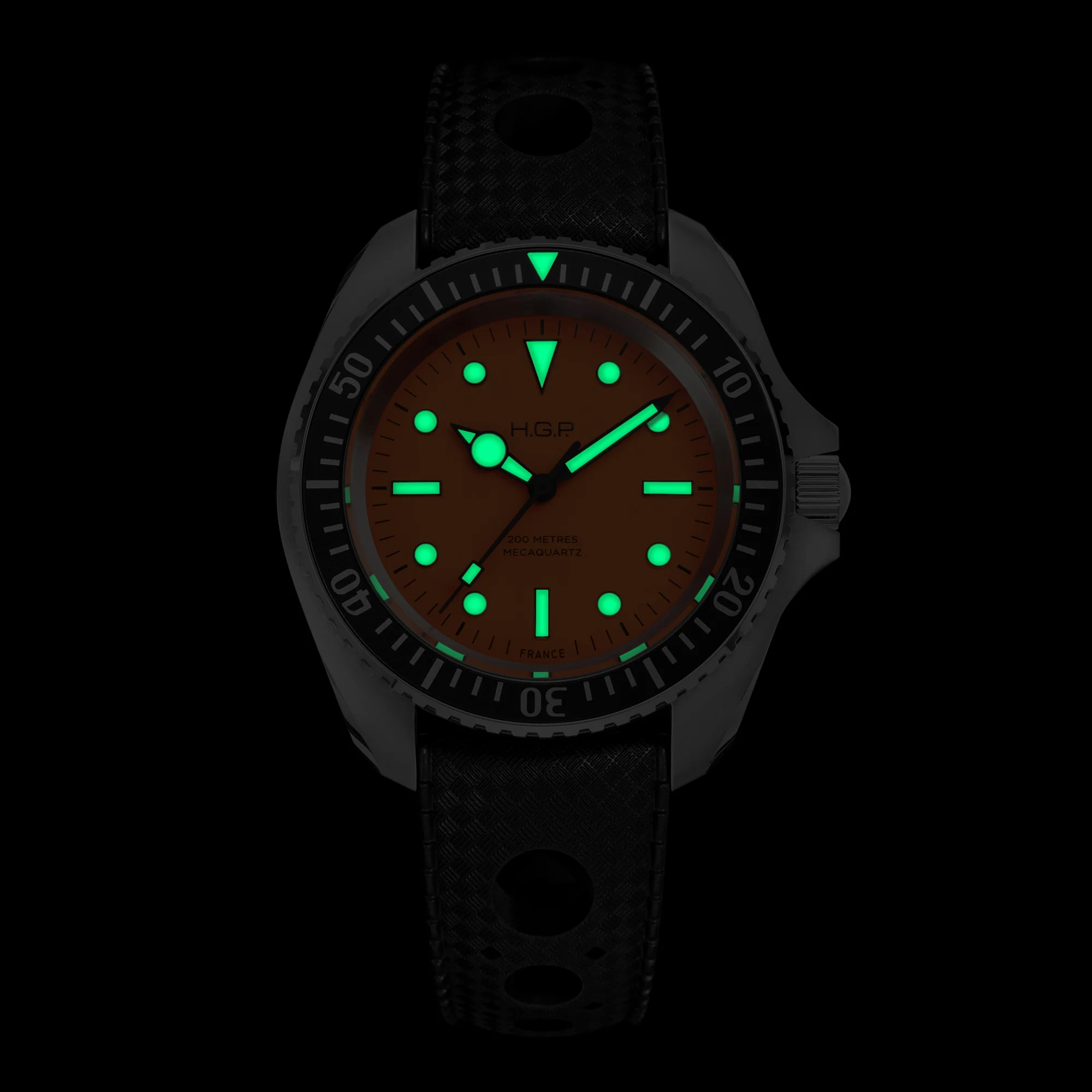 Diver 200M Mecaquartz Diving Watch - Orange - Image 4