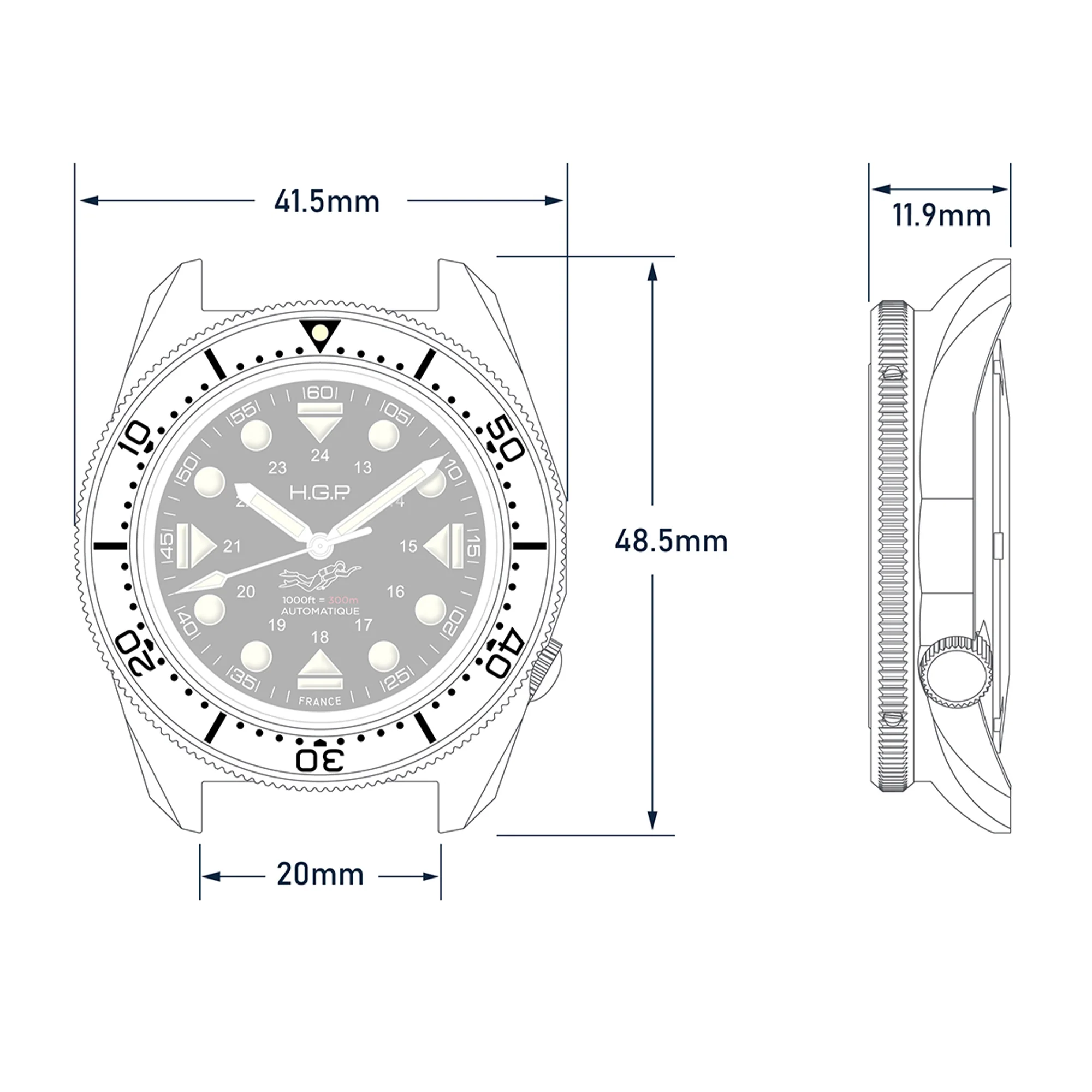 Diver 300M Automatic Commando Diving Watch - Image 8