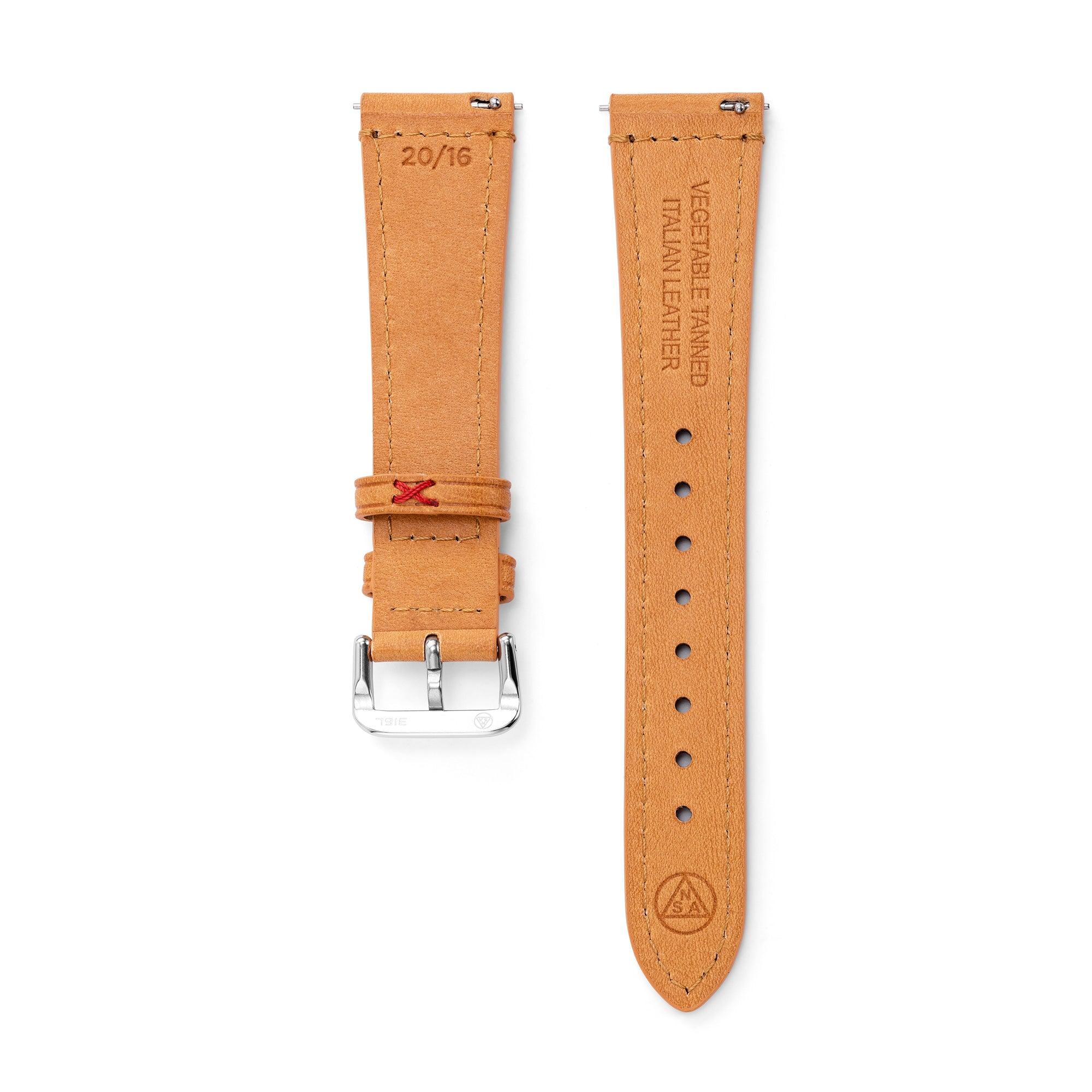 Natural Leather Strap & Steel Buckle - NSA - Image 2