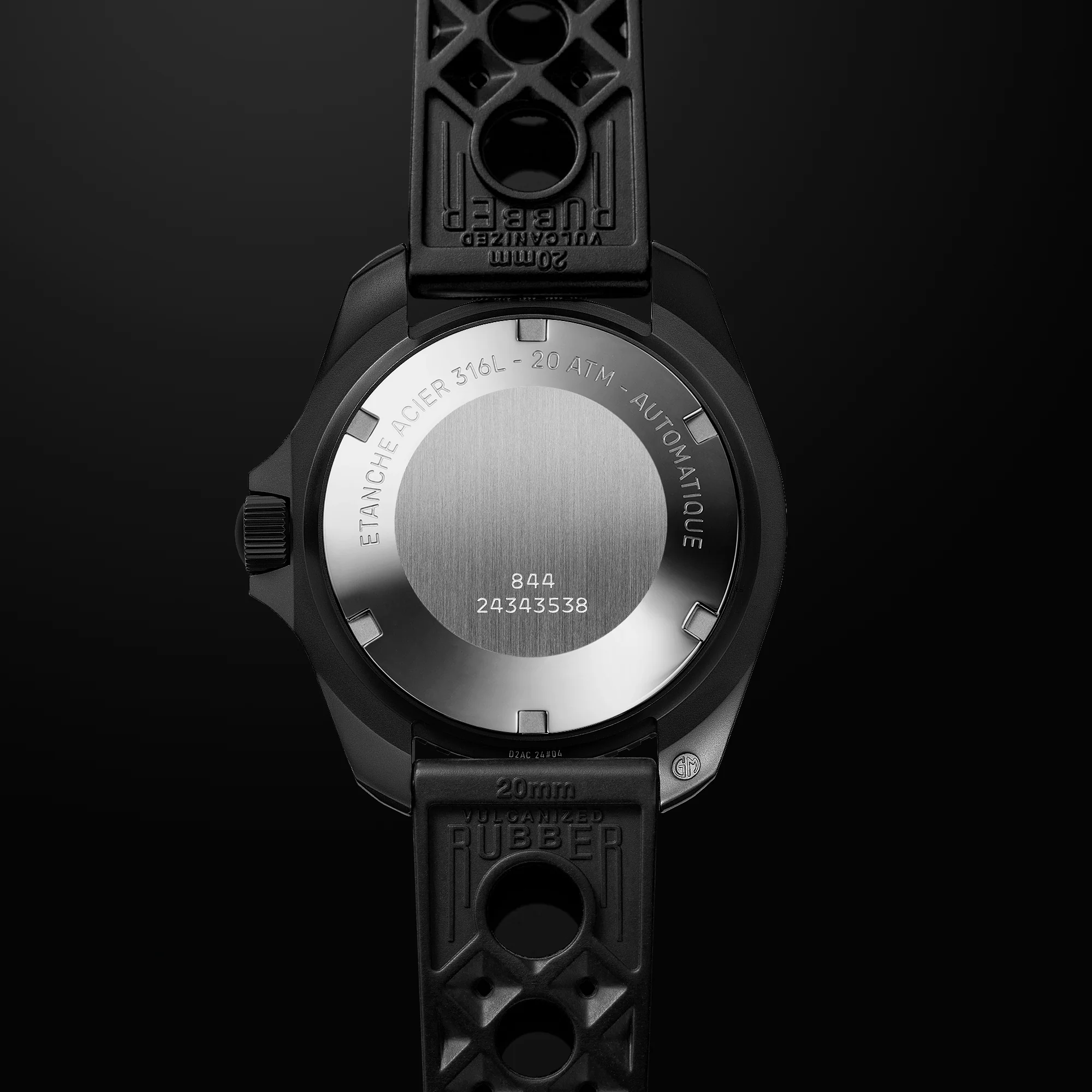 Night Diver 200M Automatic Full-Lume & Black PVD Diving Watch - Image 10